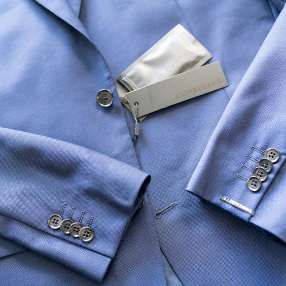 J. Lindeberg Hopper Soft Blueberry "Combat" Blazer - Picture 2 of 16